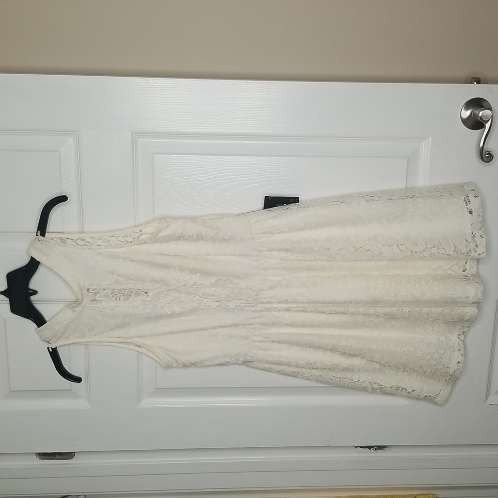 White‎ lace dress I.N. San Francisco NWT